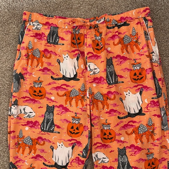 Printfresh Limited Edition Halloween Cat pajama set Size Medium - Picture 10 of 11